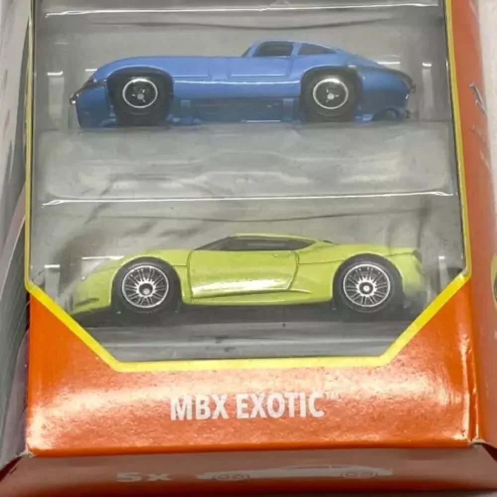Matchbox MBX Exotics Lambo Chevy Ford Jaguar Lotus 5-Pack‎ 1:64 Die-cast